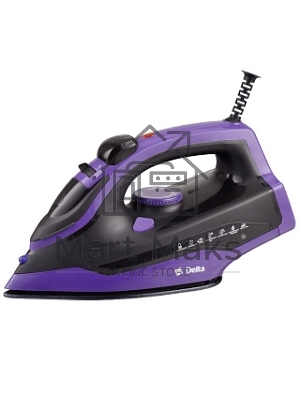 Утюг Delta DL-353 черный с фиолетовым Утюг Delta DL-353 черный с фиолетовым