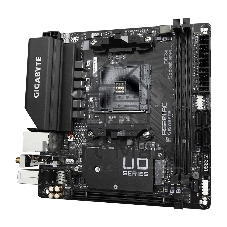 Материнская плата Gigabyte A520I AC AM4, AMD A520, 2xDDR4-3200 МГц, 1xPCI-Ex16, 1xM.2, Mini-ITX
