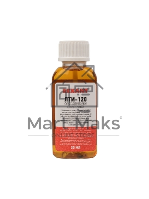 Флюс для пайки Rexant, ЛТИ-120, 30 мл, с кисточкой, флакон