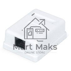 Розетка Hyperline WRLine WR-WS-8P8C-C5E-1 комп.RJ45 1 кат.5E UTP бел. (упак.:1шт) Розетка Hyperline WRLine WR-WS-8P8C-C5E-1 комп.RJ45 1 кат.5E UTP бел. (упак.:1шт)