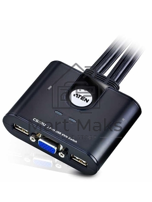 Переключатель ATEN 2-Port USB VGA Cable KVM Switch with Remote Port Selector