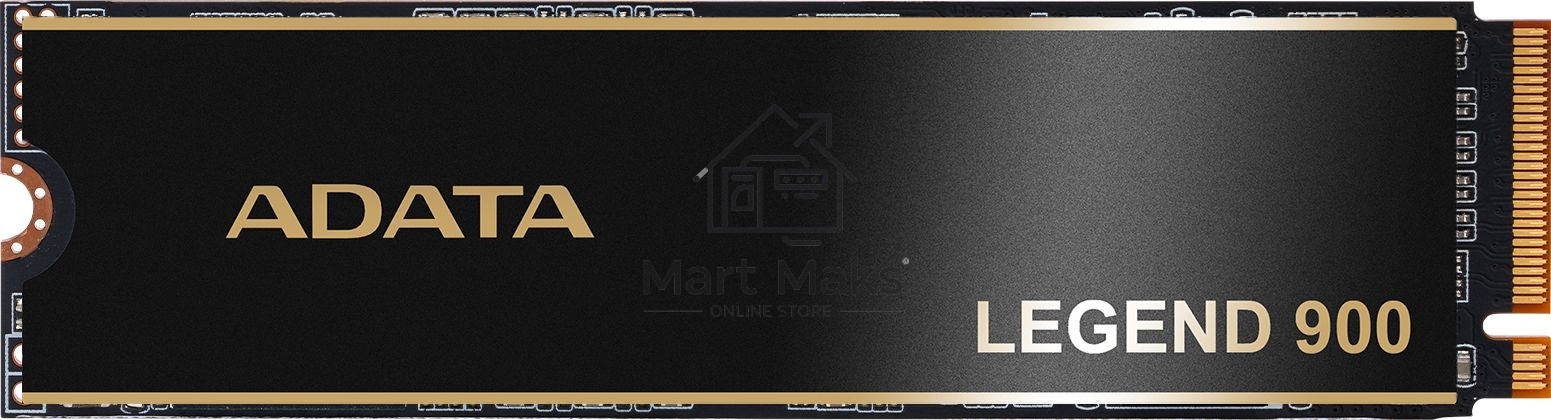 Накопитель SSD ADATA LEGEND 900, 512Gb, PCIe 4.0 x4, M.2 2280, NVMe, R/W 6200/2300, с радиатором