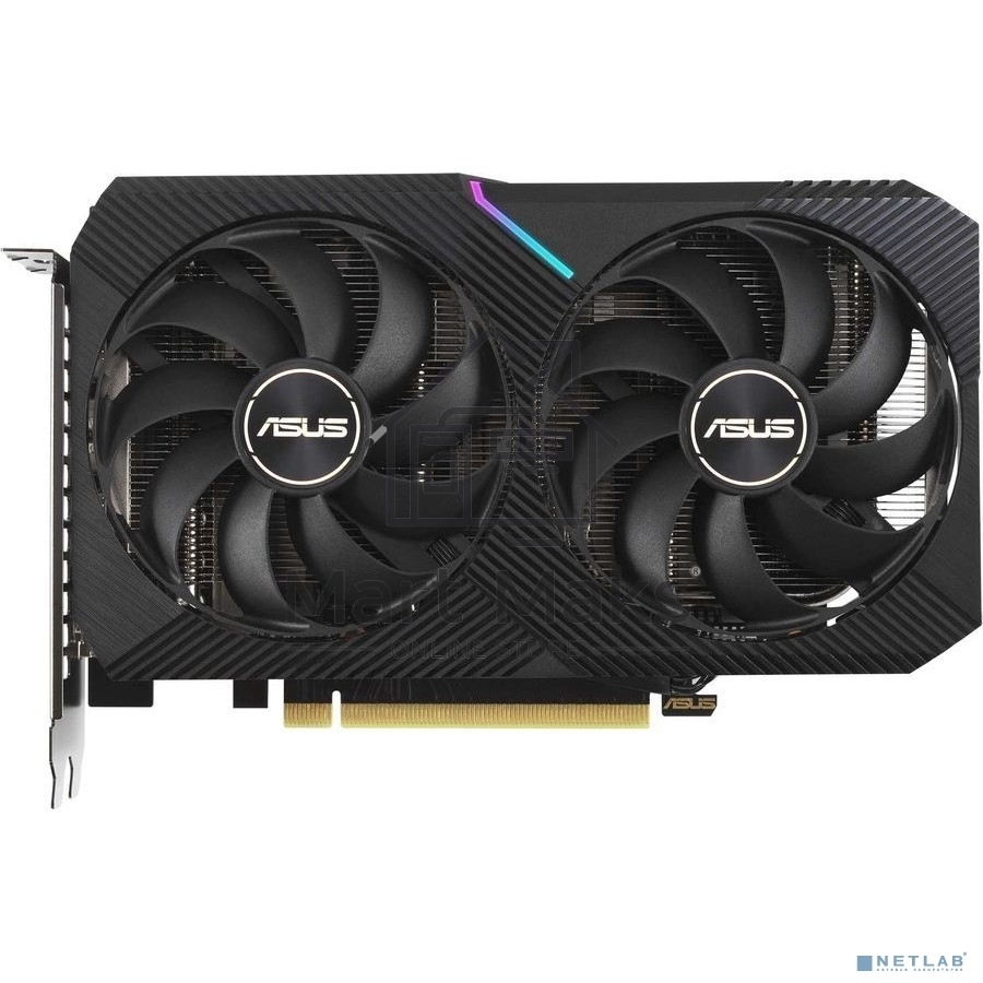 Видеокарта Asus DUAL-RTX3060-O12G-V2 LHR NVIDIA GeForce RTX 3060 12288Mb 192 GDDR6 1837/15000/HDMIx1/DPx3/HDCP Ret