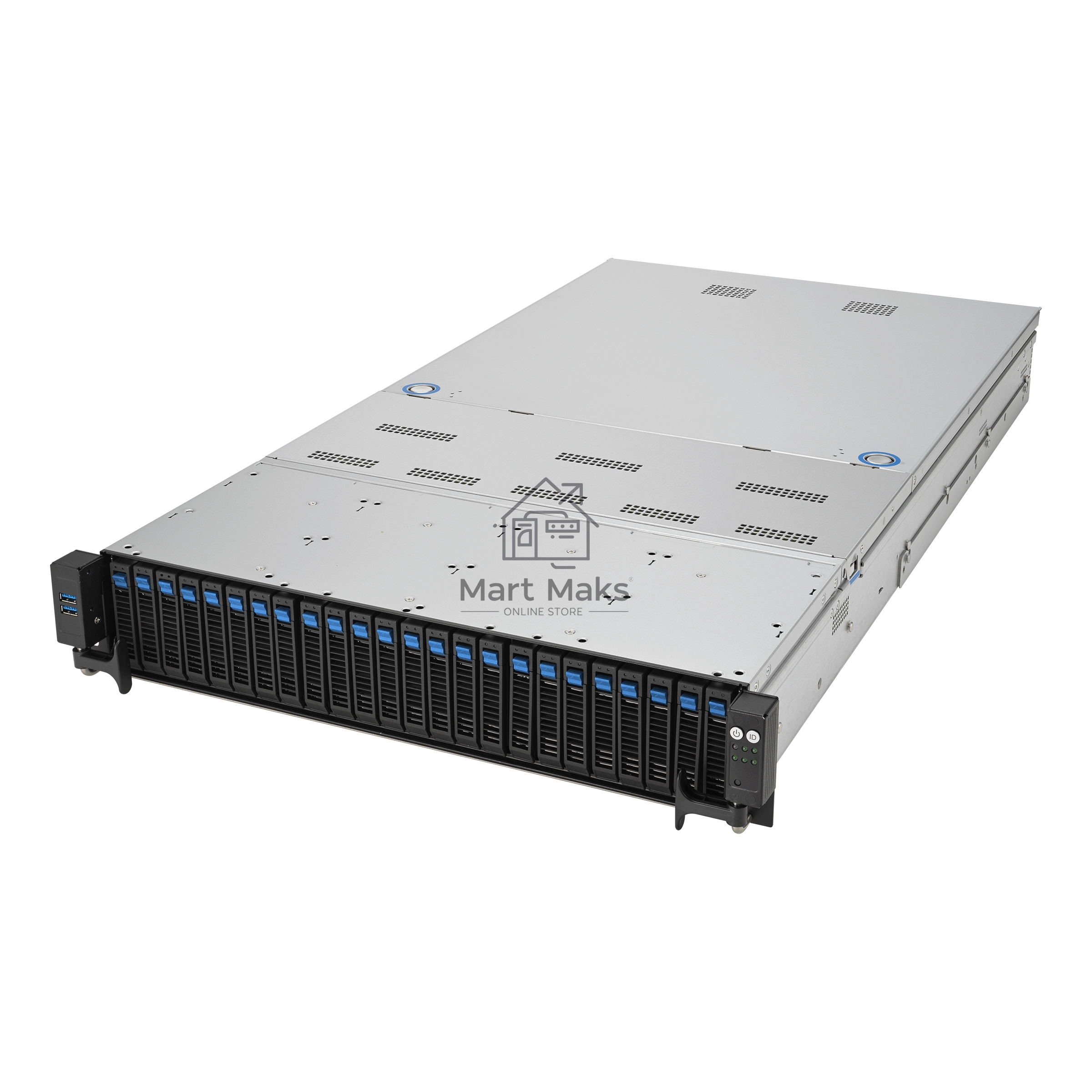 Серверная платформа ASUS RS720-E11-RS24U/10G/2.6KW/24NVMe/OCP/GPU