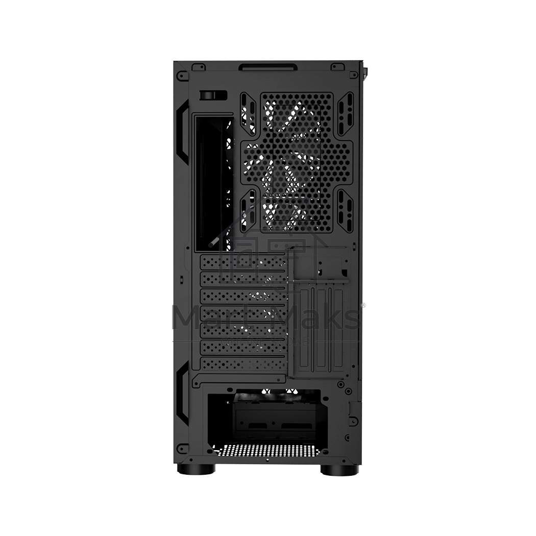 Компьютерный корпус  PCCooler ME200 MESH BK, Mesh Full Tower, черный, TG, SPCC, 3x120mm ARGB E-ATX, ATX, mATX, mITX 180/380/220mm 4x2.5