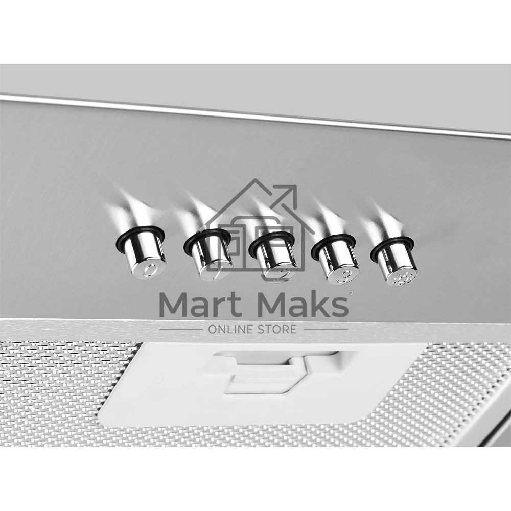 Вытяжка встраиваемая Monsher Angers 40 Acier серебристый, 40 см, 800 куб. м/ч, 45 дБ