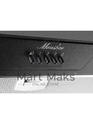 Вытяжка встраиваемая Monsher INHIT 60 Noir черный, 53 см, 1100 куб. м/ч, 53 дБ