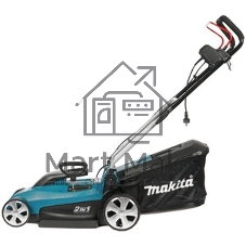 Газонокосилка роторная Makita ELM4120 1600Вт,41см,7уровн,20\75мм,45л,14.5кг,кор,пластик,2Cut,инд заполнения