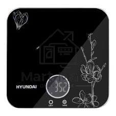 Весы кухонные Hyundai HYS-KG421 макс. вес: 5 кг, черный
