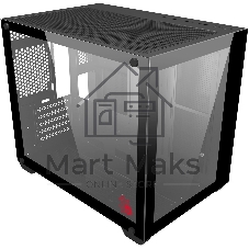 Компьютерный корпус Bloody BD-CC108 черный без БП mATX 9x120мм 2xUSB 3.0 audio bott PSU