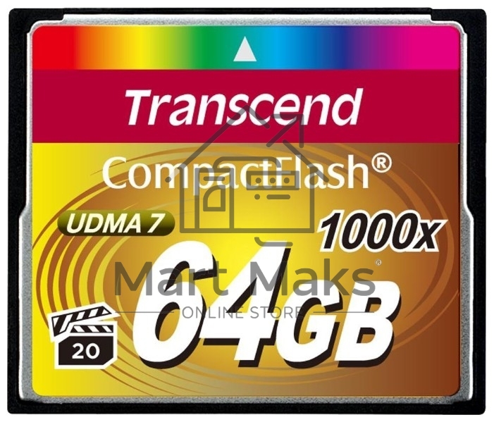 Флеш карта CF 64Gb Transcend TS64GCF1000 (1000X) 