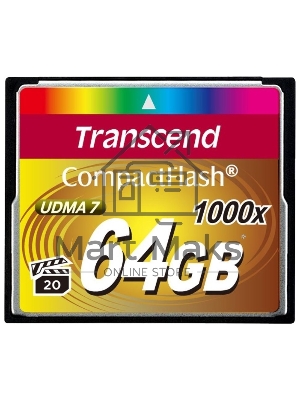 Флеш карта CF 64Gb Transcend TS64GCF1000 (1000X) 