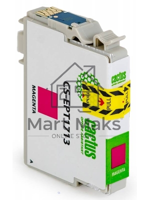 Картридж струйный Cactus CS-EPT1713 17XL пурпурный (10 мл) для Epson XP-33/103/203/207/303/306/403/406