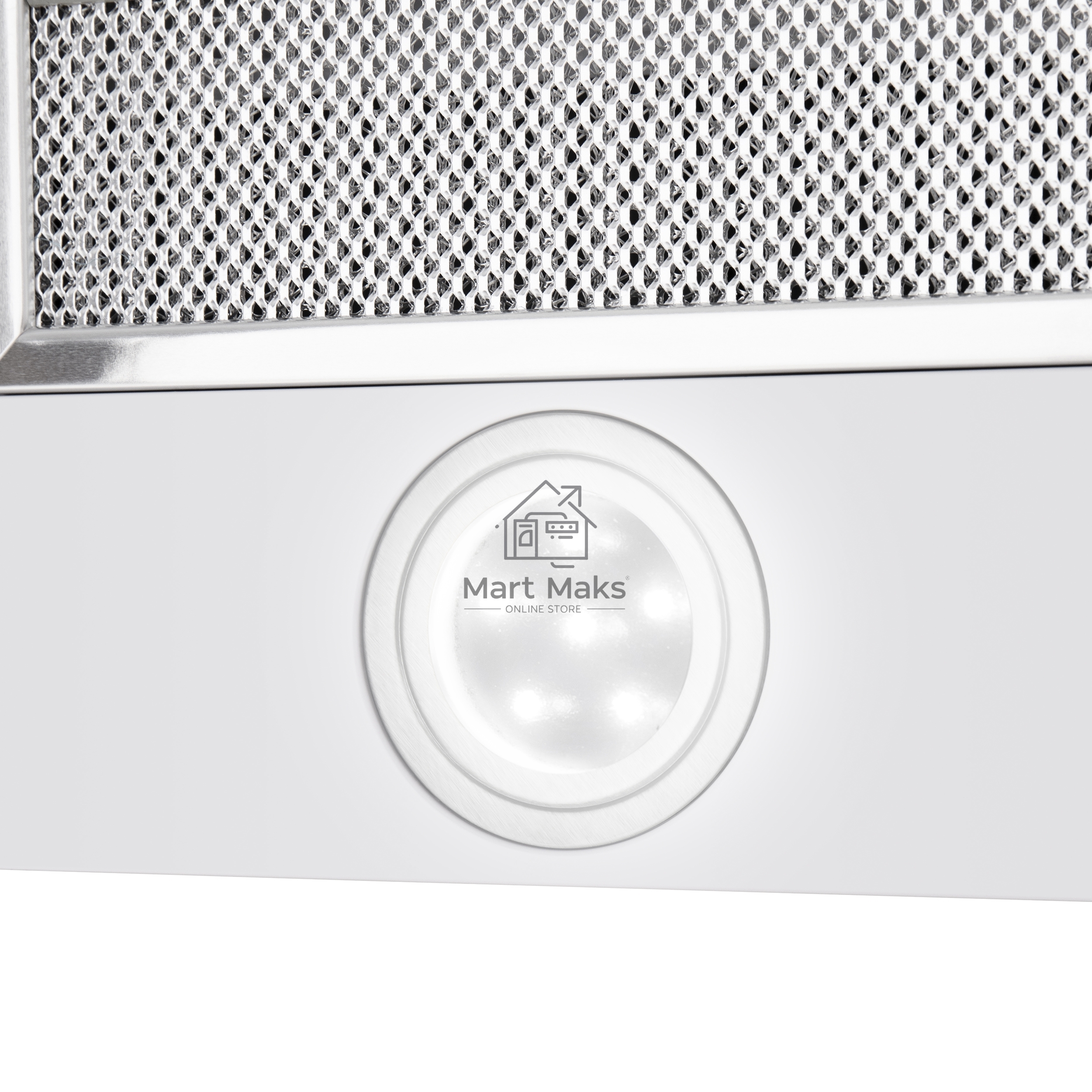 Вытяжка встраиваемая Maunfeld VS Light 50 белый, 50 см, 520 куб. м/ч, 56 дБ