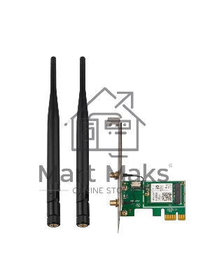 Сетевой адаптер Tenda E30 беспроводной двухдиапазонный PCI-e адаптер Wi-Fi 6 AX3000 c Bluetooth 5.0