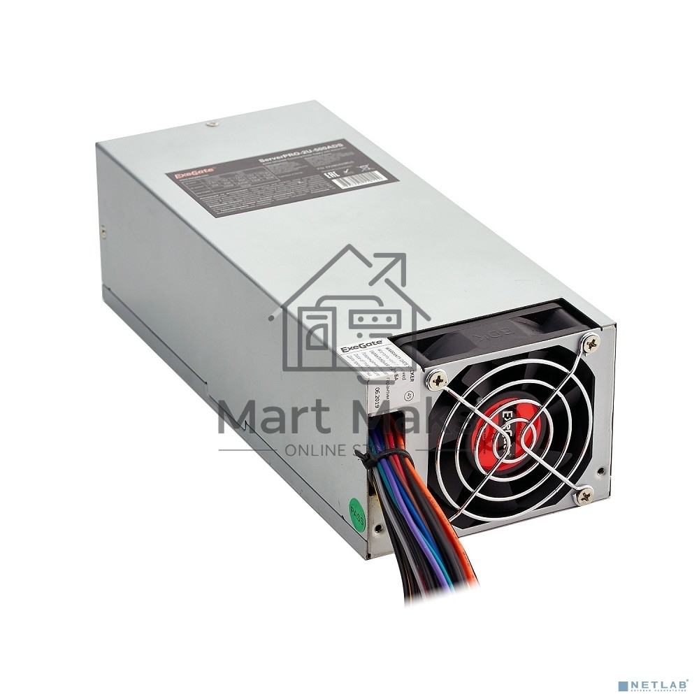 Серверный блок питания 600W Exegate <ServerPRO-2U-600ADS> APFC, унив. для 2U, 24pin, 2*8pin, 3xSATA, 5xIDE