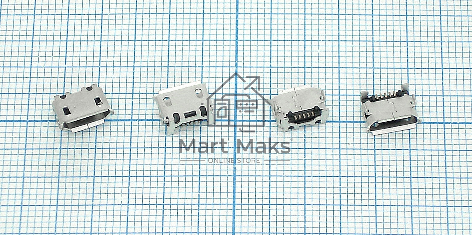 Разъем Micro USB для Samsung I8286, G355 (7 PIN)