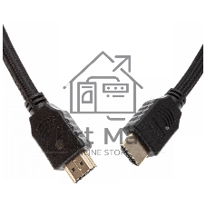 Кабель аудио-видео Cactus CS-HDMI.2-5 HDMI (m)/HDMI (m) 5м. позолоченные контакты черный