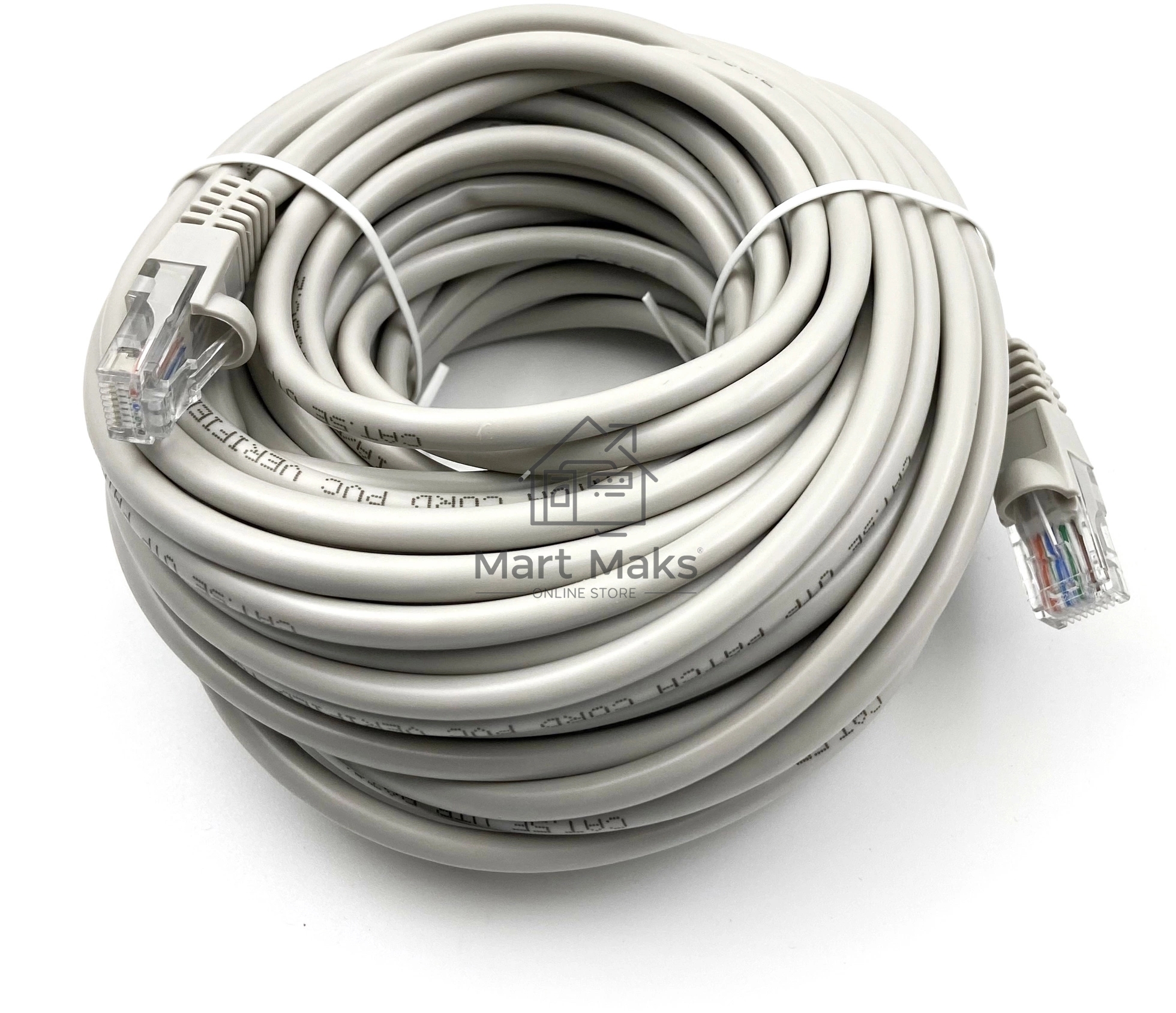 Патч-корд Buro UTP-5E-15M-G-LSZH UTP серый cat.5e RJ-45 (m)-RJ-45 (m) 15м