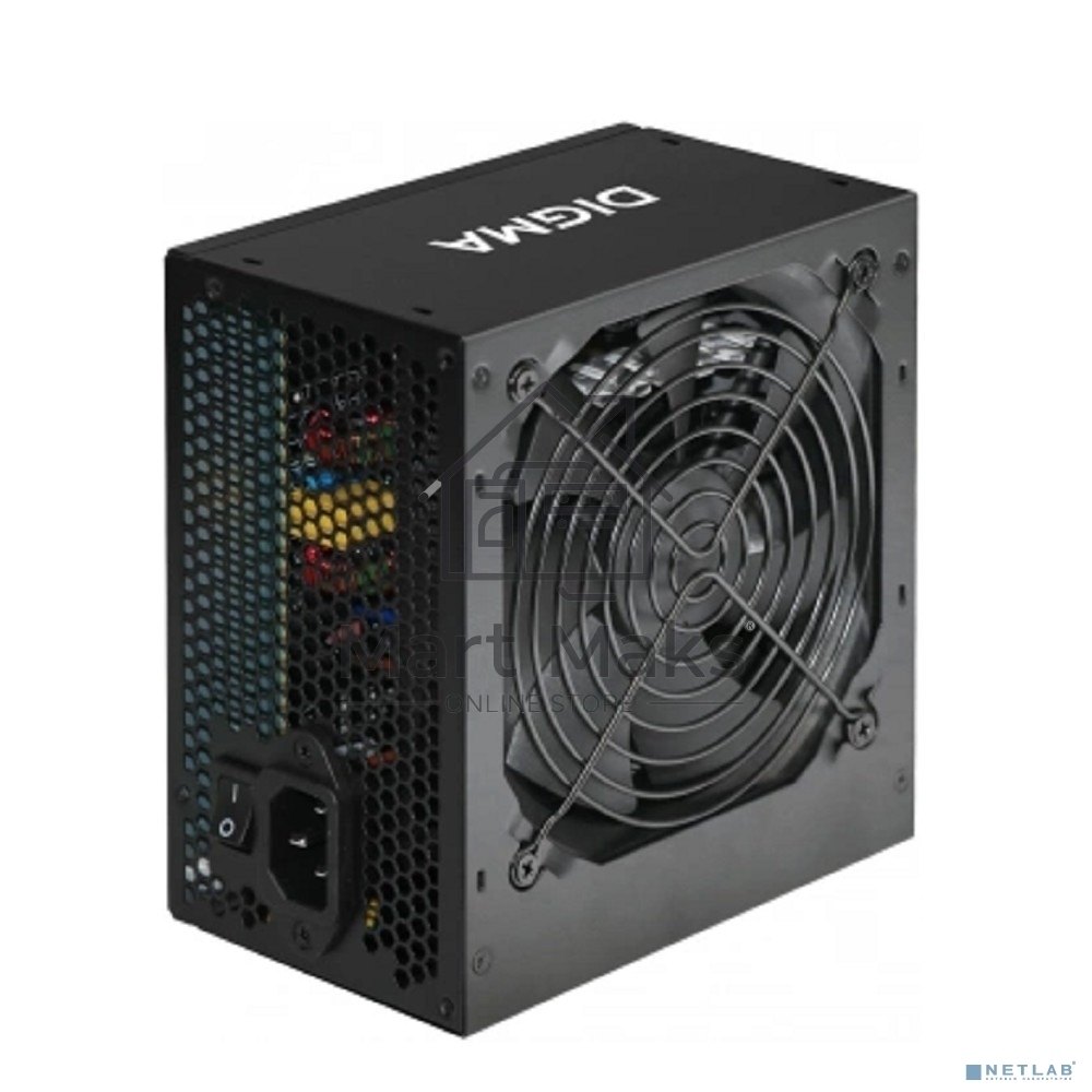 Блок питания Digma DPSU-450W RTL, 450Вт, 120мм, черный