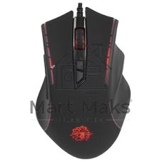 Мышь проводная Qumo Medusa M81 черный, 3200 dpi, USB, кнопки - 7