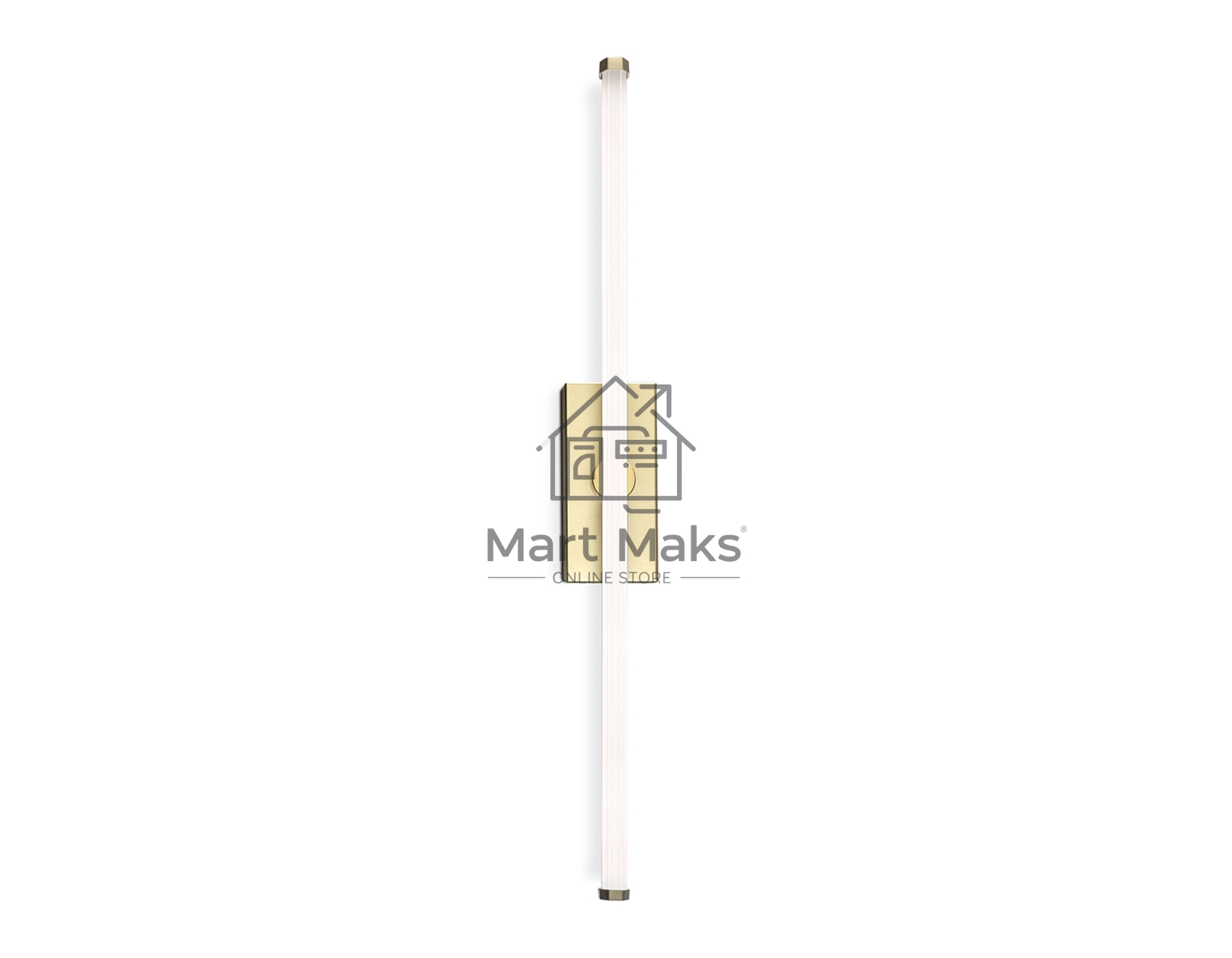 Настенный светодиодный светильник Ambrella light FL6114 GD золото 9W 3000K-6400K 410*45*80