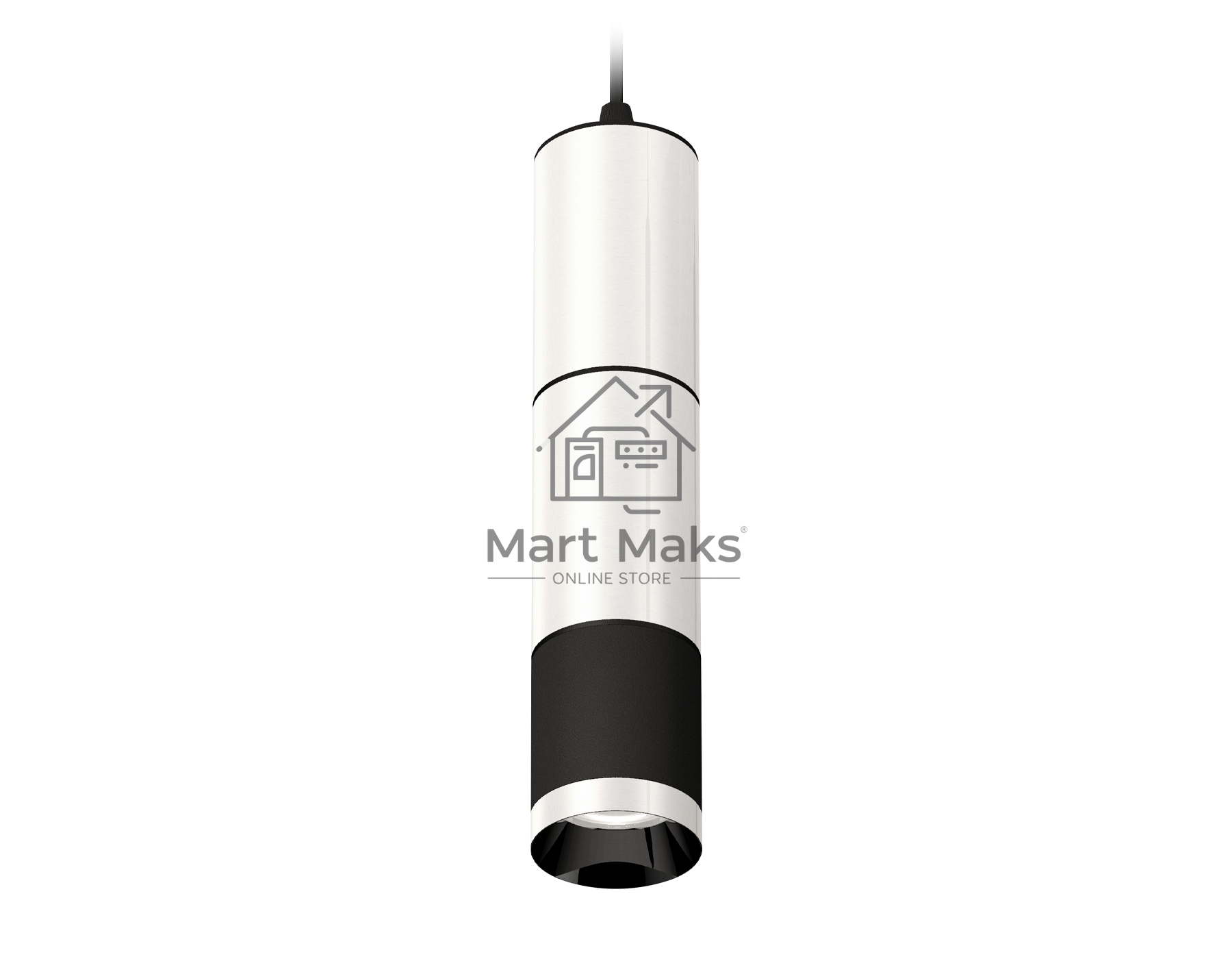 Светильник Ambrella Light XP6302001 PSL/SBK серебро полированное/черный песок MR16 GU5.3