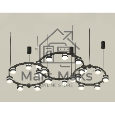 Светильник Ambrella light XR92092220/22 SBK/FR черный песок/белый матовый GX53 (A9209, C9242, C9238, C9232, N8445)