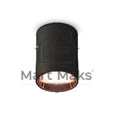 Светильник Ambrella Light XS6313024 SBK/PPG черный песок/золото розовое полированное MR16 GU5.3 (C6313, N6114)