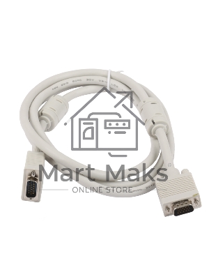 Кабель Gembird/Cablexpert CC-PPVGA-6,Кабель VGA Premium,15M/15M,1.8м, тройной экран, феррит.кольца, пакет