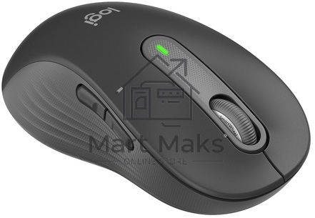 Мышь беспроводная Logitech Signature M650 L LEFT графитовый, 4000 dpi, радиоканал, Bluetooth, USB, кнопки - 5