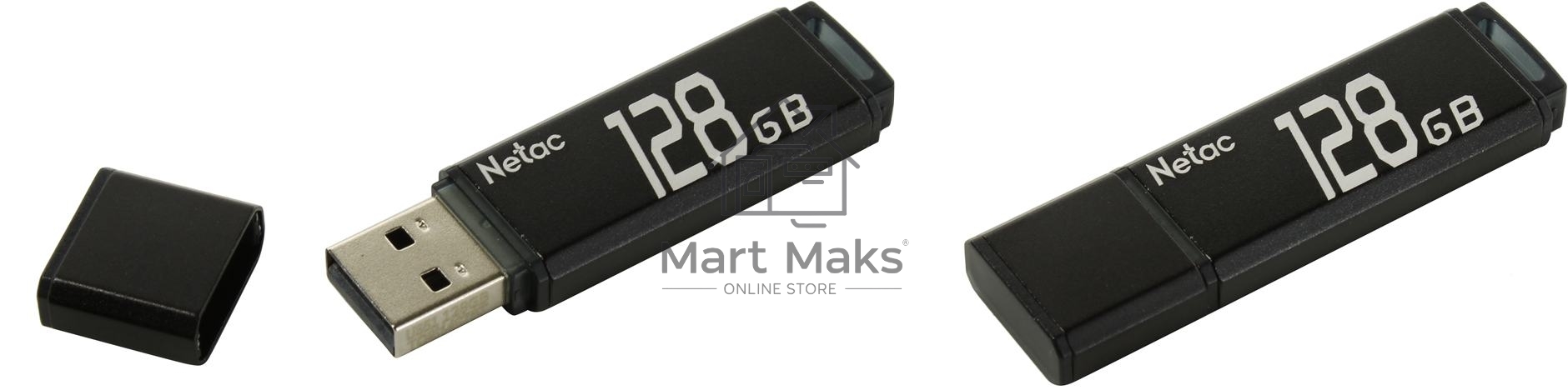 Флешка USB R/W R/W NeTac USB Drive U351 USB2.0 128GB, retail version