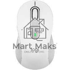 Мышь беспроводная Logitech Signature M650 белый, 4000 dpi, радиоканал, Bluetooth, USB, кнопки - 5