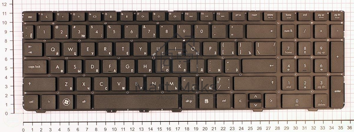Клавиатура для ноутбука HP Probook 4535S 4530S 4730S черная