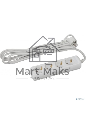 Удлинитель 4 гнезда 5м с/з U-4e-5m ПВС Б0028375 ЭРА