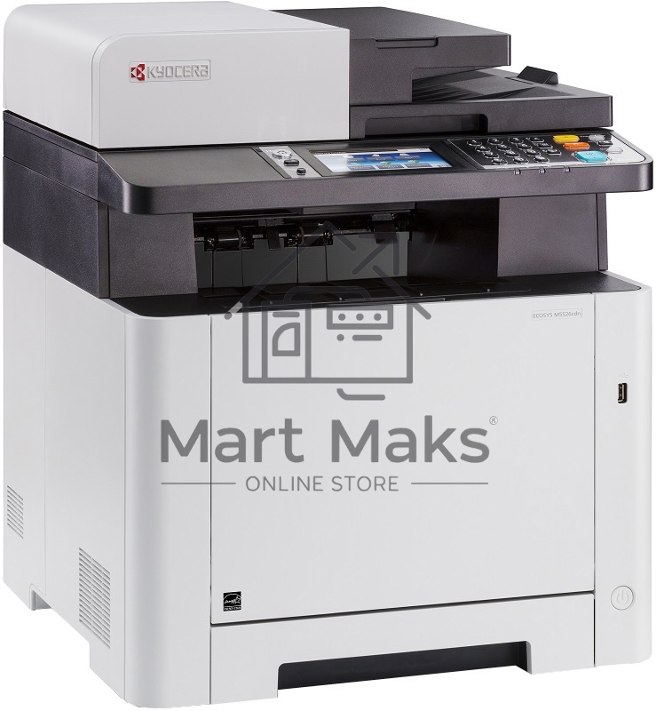МФУ лазерный Kyocera Ecosys M5526cdn (1102R83NL0), A4, цветной, печ. до 26 стр/мин., скан. до 30 стр/мин (ч/б) 23 стр/мин (цв.), 1200 x 1200 dpi (печать) 600x600dpi (скан.), USB, Ethernet