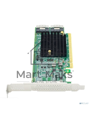 Адаптер для SSD PCIe x16 to Two SlimSAS SFF-8654 8i Retimer Adapter