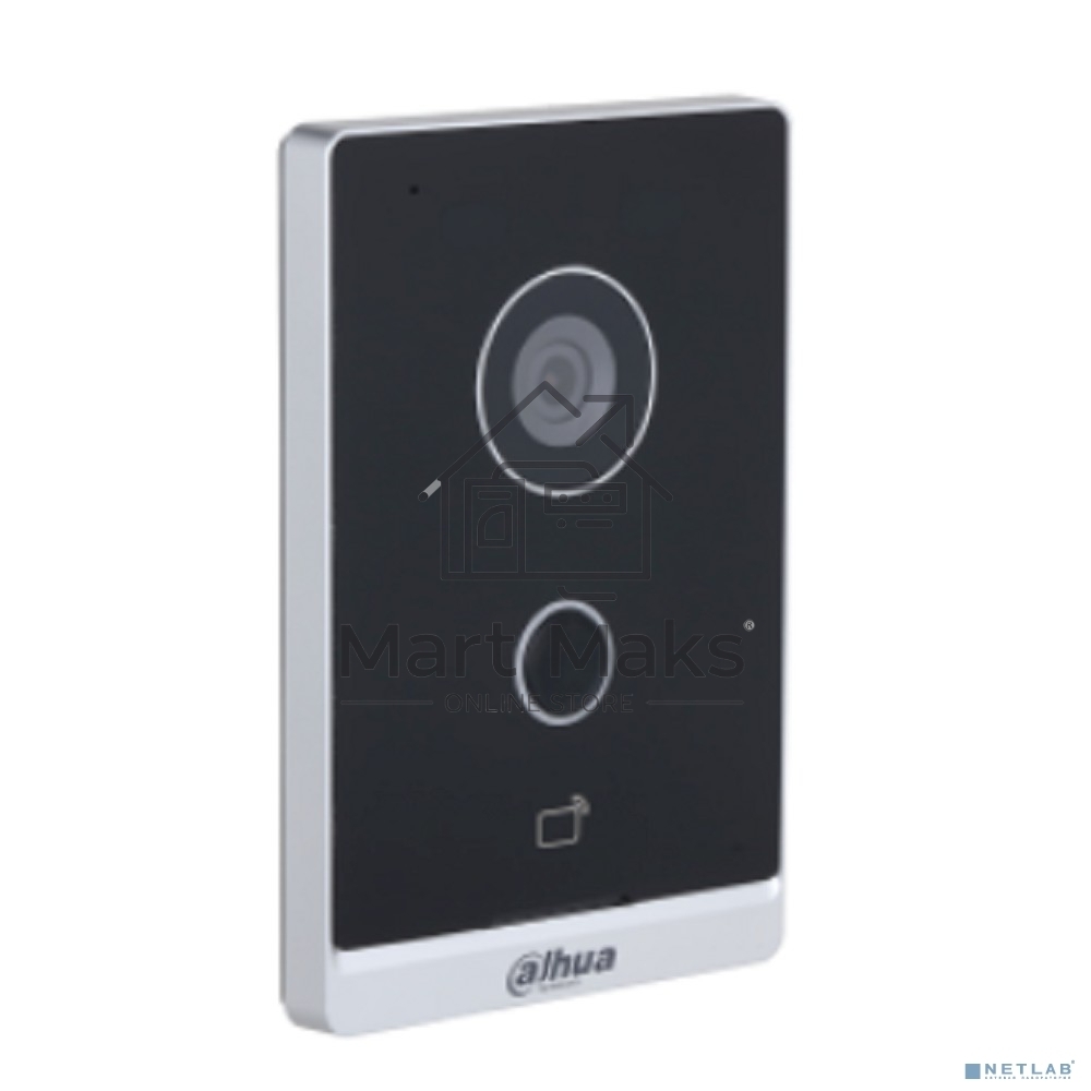 Вызывная WIFI панель с разрешением DAHUA DHI-VTO2211G-WP-S2 камеры 2мп и CMOS сенсором, WDR, слот для SD карты до 256Гб, IP65, питание DC 12V/PoE