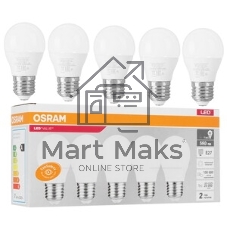 Лампа светодиодная LED Value LVCLP60 7SW/840 шар матовая E27 230В 10х1 RU OSRAM 4058075579835