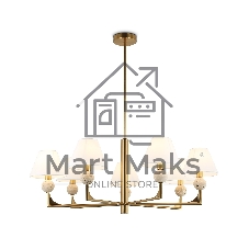 Люстра Ambrella light LH75162/7 BS/FR латунь/белый матовый E14*7 max 40W D890*580