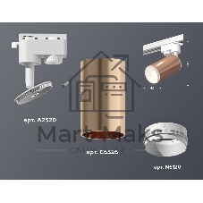 Светильник Ambrella light XT6326002 PPG/SWH золото розовое полированное/белый песок MR16 GU5.3 (A2520, C6326, N6120)