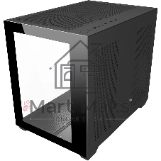 Компьютерный корпус Bloody BD-CC108 черный без БП mATX 9x120мм 2xUSB 3.0 audio bott PSU