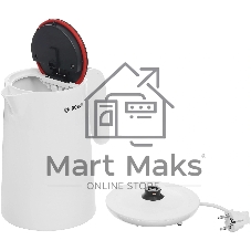 Чайник электрический Bosch TWK2M161 белый, 1.7 л, 2400 Вт, скрытый нагревательный элемент