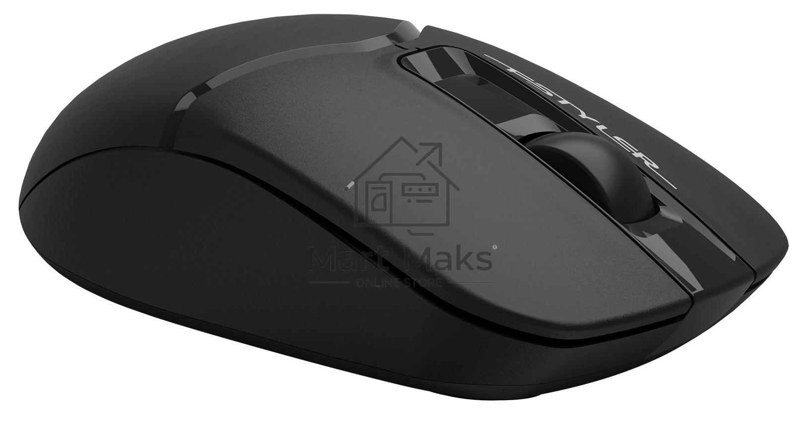 Мышь беспроводная A4Tech Fstyler FB12 черный, 1200 dpi, радиоканал, Bluetooth, USB, кнопки - 3