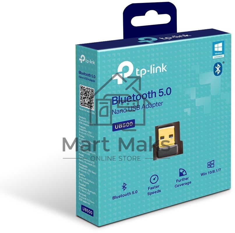 Адаптер Bluetooth TP-Link UB500 Bluetooth 5.0 Nano USB 2.0