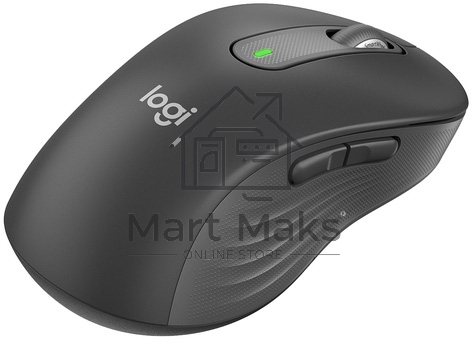 Мышь беспроводная Logitech Signature M650 L LEFT графитовый, 4000 dpi, радиоканал, Bluetooth, USB, кнопки - 5