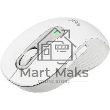Мышь беспроводная Logitech Signature M650 белый, 4000 dpi, радиоканал, Bluetooth, USB, кнопки - 5