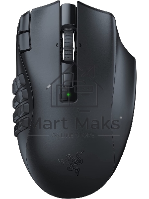 Мышь беспроводная Razer Naga V2 HyperSpeed черный, 30000 dpi, радиоканал, Bluetooth, USB, кнопки - 19