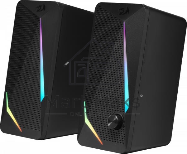 Акустическая 2.0 система Defender Waltz черный USB + 3.5 jack, RGB, 6 Вт.