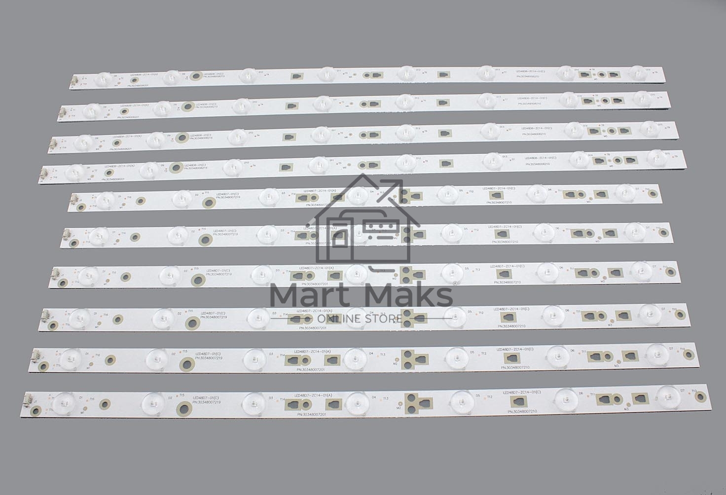 Светодиодная подсветка LED48D8-01 LED48D7-01 (комплект 10шт)